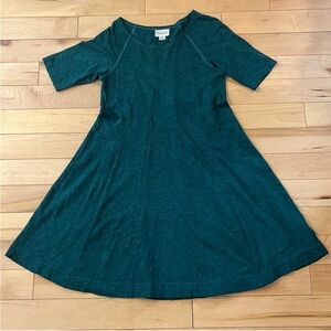 Ganni Teal Winter Jersey Half sleeve Dress size large